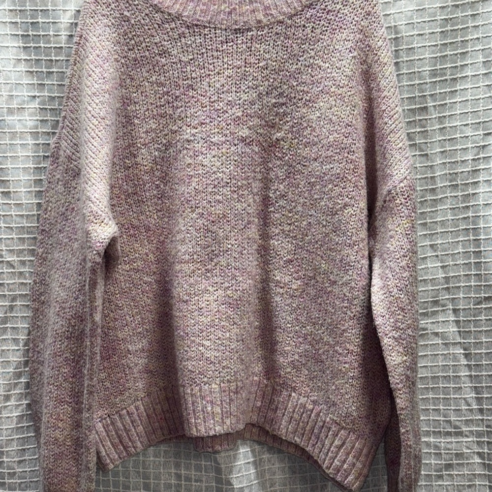 Old Navy Kids Heathered Purple Sweater
